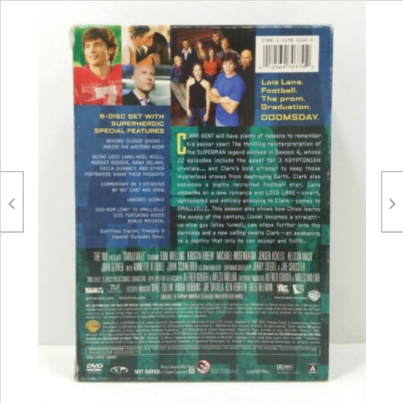 Smallville - The Complete Fourth 4 Season (DVD, 2005) 5181E1M - Picture 4 of 14